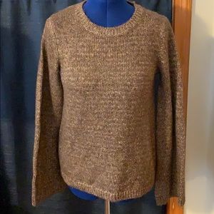 Sparkly brown sweater